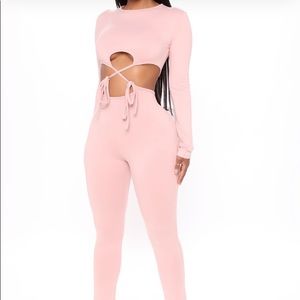 Pink Jumpsuit